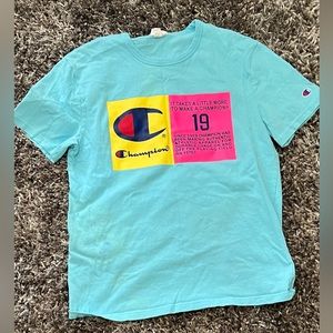 Champion shirt.
